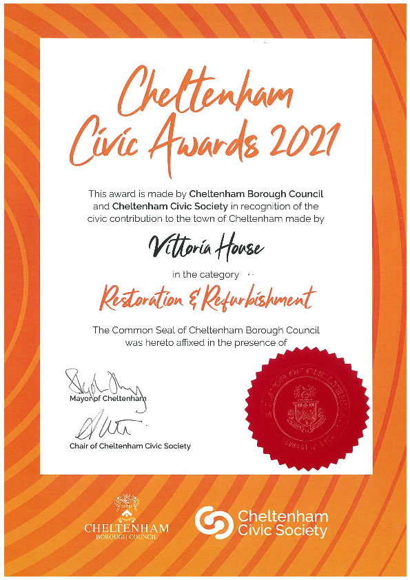 Cheltenham Civic Awards 2021